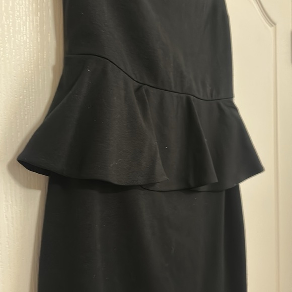 Express Elegant Black Peplum Dress size 4 - Picture 2 of 7